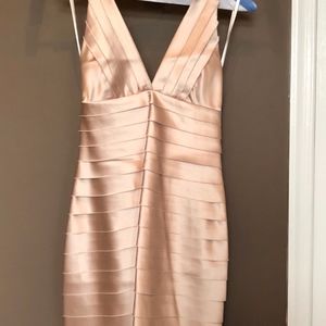 BCBG Gold Dress